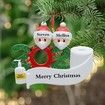 2020 Christmas Tree Hanging Ornament Kit Personalized 2 Family Members Names Decoration