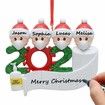 2020 Christmas Tree Hanging Ornament Kit Personalized 4 Family Members Names Decoration