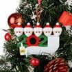 2020 Christmas Tree Hanging Ornament Kit Personalized 5 Family Members Names Decoration