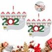 2020 Christmas Tree Hanging Ornament Kit Personalized 5 Family Members Names Decoration