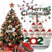 2020 Christmas Tree Hanging Ornament Kit Personalized 7 Family Members Names Decoration