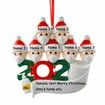 2020 Christmas Tree Hanging Ornament Kit Personalized 7 Family Members Names Decoration
