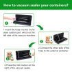 Maxkon Food Vacuum Sealer Food Saver Sealer Machine Grey 64kPa with Free Bags