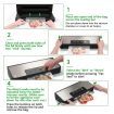 Maxkon Food Vacuum Sealer Food Saver Sealer Machine Grey 64kPa with Free Bags