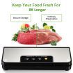 Maxkon Food Vacuum Sealer Food Saver Sealer Machine Grey 64kPa with Free Bags