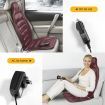 10 Motor Vibration Massage Cushion Heat Massage Chair Pad for Home Office Car