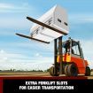 130x60x80cm 4 Drawer Truck Ute Tool Box Storage Toolbox White