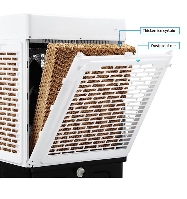 Maxkon 45L Industrial Evaporative Air Cooler Remote Portable Air Conditioner Fan Humidifier