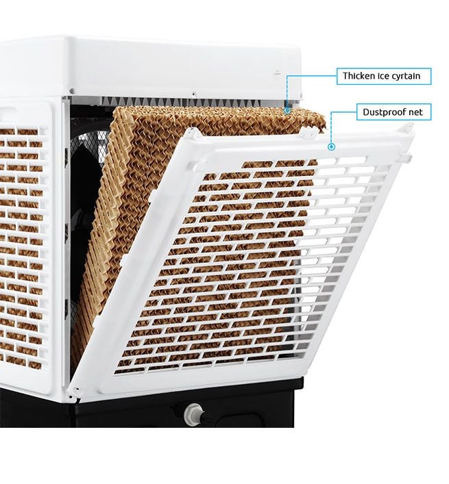 Maxkon Portable 30L Evaporative Air Fan Humidifier Cooler Commercial Fan Industrial Purifier