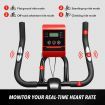 Excercise Bike Stationary Bicycle Spin Gym Trainer Indoor Aerobic Cycling Pedal Exerciser with Adjustable Resistance