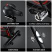 Excercise Bike Stationary Bicycle Spin Gym Trainer Indoor Aerobic Cycling Pedal Exerciser with Adjustable Resistance