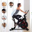 Excercise Bike Stationary Bicycle Spin Gym Trainer Indoor Aerobic Cycling Pedal Exerciser with Adjustable Resistance