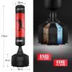 Genki Free Standing Punching Bag Boxing Stand Kicking Workout MMA UFC Training Gear Red