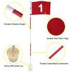 Professional Golf Flagsticks Putting Green Set with 6ft Hole Cup Flags for Practice