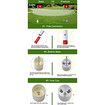 Professional Golf Flagsticks Putting Green Set with 6ft Hole Cup Flags for Practice