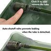 Hydration Bladder 2 Liter Leak Proof Water Reservoir, Military Water Storage Bladder Bag, BPA Free Hydration Pack Replacement, for Hiking Biking Climbing Cycling Running, Large Opening, Green