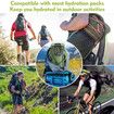 Hydration Bladder 2 Liter Leak Proof Water Reservoir, Military Water Storage Bladder Bag, BPA Free Hydration Pack Replacement, for Hiking Biking Climbing Cycling Running, Large Opening, Green