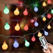RC String Lights Multicolors 40 Bulbs 6 Meters Battery Power