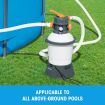 Bestway Flowclear Sand Filter Pump 800 Gal (3028L) for Above Ground Swimming Pool