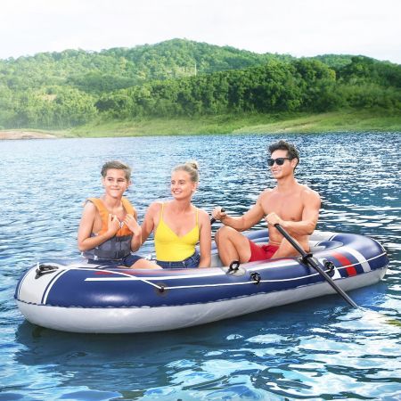 Bestway Inflatable Boat Blow Up Fishing Rowing Rafting Paddling Water Sport  Floating Raft Air Diving River