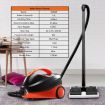 Maxkon Home High Pressure Carpet Floor Window Steam Cleaner Mop Black