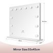 Makeup Mirror 12 LED Lights Vanity Mirror Adjustable Brightness Maxkon Hollywood Style