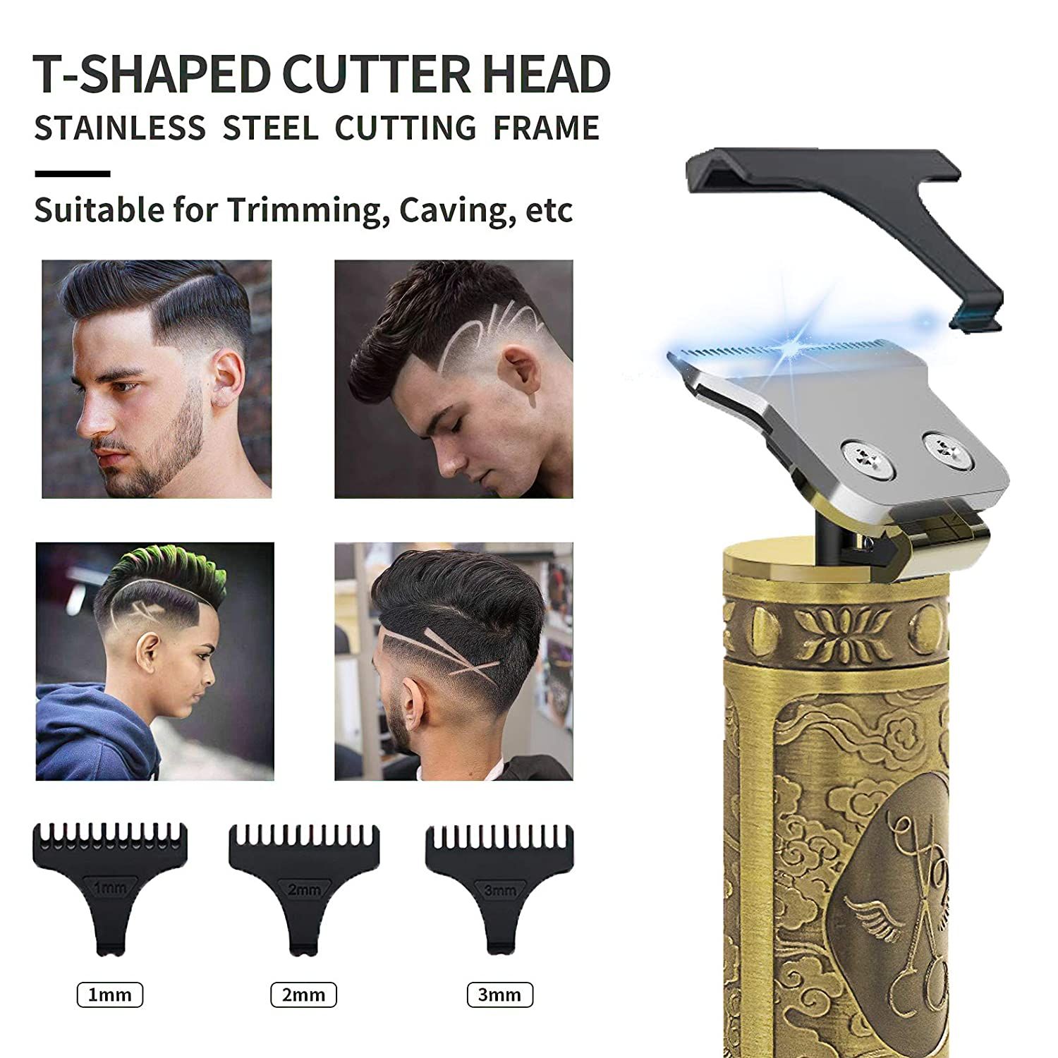 hair copper professional t blade