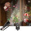 Portable Party Handheld Flashlight Christmas Projector LED Decoration 12 Slides