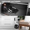 Shopping Trolley Cart with Bags Foldable Aluminium Dolly Grocery Wheeled Waterproof Storage Market Utility Granny Black