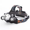 LED Headlamp Flashlight,Rechargeable Headlamp with Red Safety Light,Xtreme Bright,Zoomable 3-Mode Head Lamp for Adults,Hardhat,Li-ion Battery Included