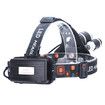 LED Headlamp Flashlight,Rechargeable Headlamp with Red Safety Light,Xtreme Bright,Zoomable 3-Mode Head Lamp for Adults,Hardhat,Li-ion Battery Included