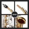 Melodic Alto Saxophone Eb Be E Flat Brass Alto Sax with Mouthpiece Case Straps