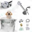 Double-Sided Water Shower Pressure Shower Handheld Nozzle Spray With Shower Gel Container