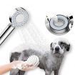Double-Sided Water Shower Pressure Shower Handheld Nozzle Spray With Shower Gel Container