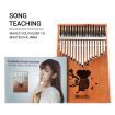 Melodic 17 Keys Koala Kalimba Mahogany Wood Thumb Piano Finger Percussion w/ Tuning Hammer