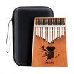 Melodic 17 Keys Koala Kalimba Mahogany Wood Thumb Piano Finger Percussion w/ Tuning Hammer