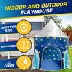 Rocket Tent Children Castle Playhouse for Boys Girls Toddler, Indoor & Outdoor Use