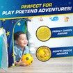 Rocket Tent Children Castle Playhouse for Boys Girls Toddler, Indoor & Outdoor Use