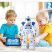 Rc Remote Control Robot Smart Action Toy for Kids Infra-Red Transmitter Allows Gesture
