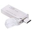DM PD009 16GB USB 3.0 Stylish Metal Micro USB OTG Expansion U Disk