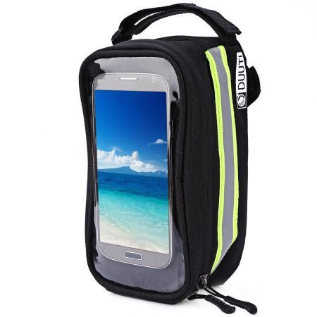 DUUTI Bike Bag Touchscreen Cycling Top Front Tube Frame Saddle Bag for Phone Case