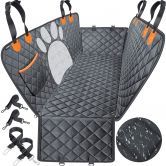 Upgraded Dog Seat Covers with Mesh Visual Window 100% Waterproof Washable Dog Hammock for Cars Trucks and SUVs