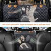 Upgraded Dog Seat Covers with Mesh Visual Window 100% Waterproof Washable Dog Hammock for Cars Trucks and SUVs