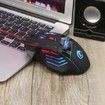 HXSJ H100 3200DPI Wired Optical Game Mouse with Exchanged Mode Breathing Light