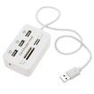 CY 3-port HUB USB 2.0 with Card Reader Adapter