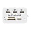 CY 3-port HUB USB 2.0 with Card Reader Adapter