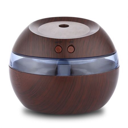 USB Essential Oil Diffuser Ultrasonic Humidifier with LED Light