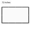 72 inch 16:9 Portable Tabletop Projector Screen
