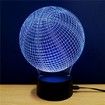 3D Colorful Basketball Model Touch Switch LED Table Lamp