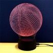 3D Colorful Basketball Model Touch Switch LED Table Lamp